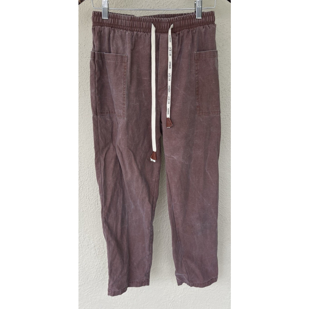 Kidoriman Kireina Jogger Pants XL Purple Pull On Elastic Waist Lightweight Loose